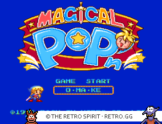 Game screenshot of Magical Pop'n