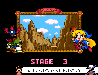 Game screenshot of Magical Pop'n