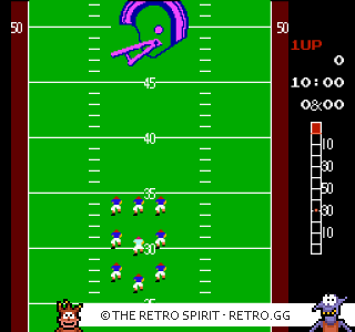 Game screenshot of 10-Yard Fight