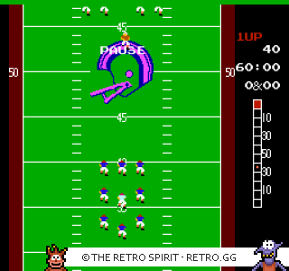 Game screenshot of 10-Yard Fight