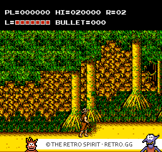 Game screenshot of The Adventures of Bayou Billy