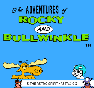 Game screenshot of The Adventures of Rocky and Bullwinkle and Friends