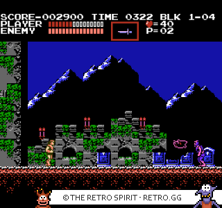 Game screenshot of Castlevania III: Dracula's Curse 