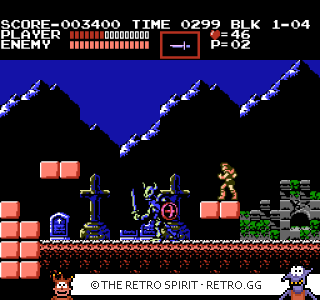 Game screenshot of Castlevania III: Dracula's Curse 