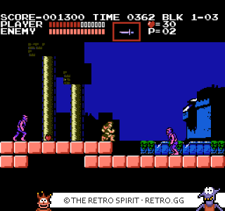 Game screenshot of Castlevania III: Dracula's Curse 