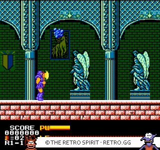 Game screenshot of Astyanax