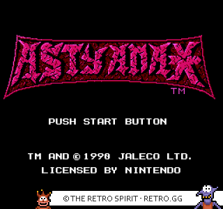 Game screenshot of Astyanax