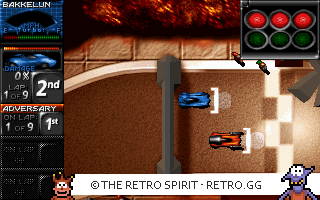 Game screenshot of Death Rally