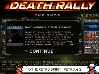 Game screenshot of Death Rally