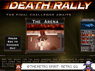 Game screenshot of Death Rally