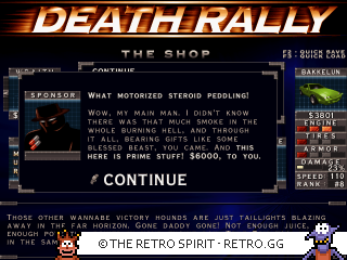 Game screenshot of Death Rally