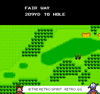 Game screenshot of Bandai Golf: Challenge Pebble Beach