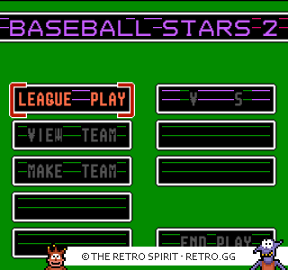 Game screenshot of Baseball Stars II