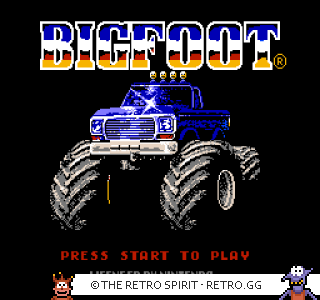 Game screenshot of Bigfoot