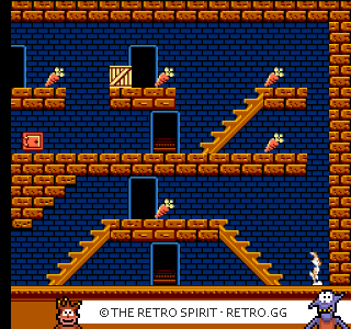 Game screenshot of The Bugs Bunny Crazy Castle