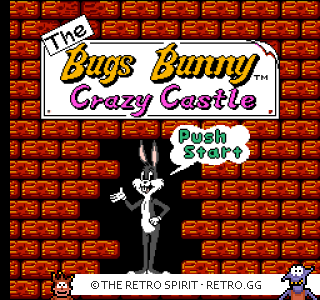 Game screenshot of The Bugs Bunny Crazy Castle