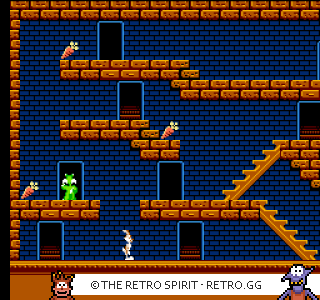 Game screenshot of The Bugs Bunny Crazy Castle