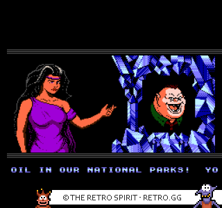 Game screenshot of Captain Planet and the Planeteers