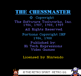 Game screenshot of The Chessmaster