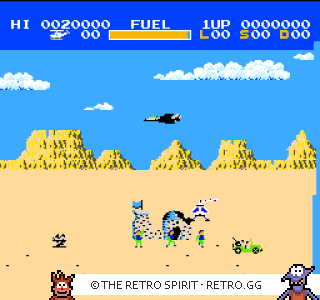 Game screenshot of Choplifter