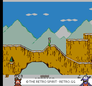 Game screenshot of Cliffhanger