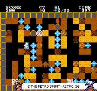 Game screenshot of Crystal Mines