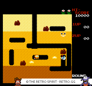 Game screenshot of Dig Dug