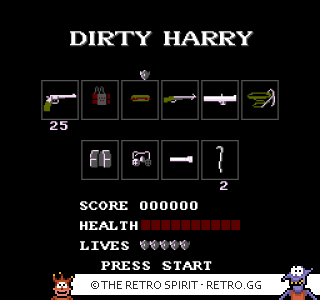 Game screenshot of Dirty Harry