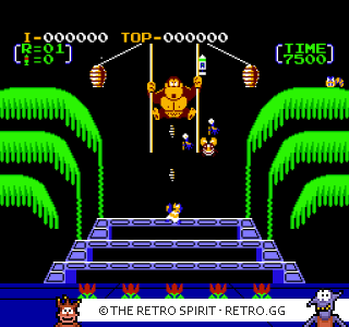 Game screenshot of Donkey Kong 3