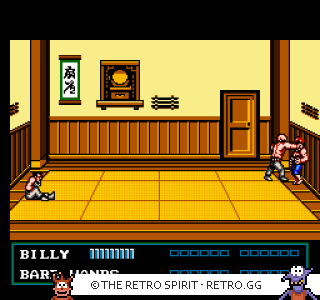 Game screenshot of Double Dragon III: The Sacred Stones