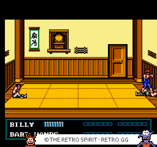 Game screenshot of Double Dragon III: The Sacred Stones