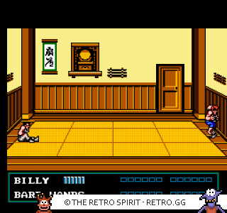 Game screenshot of Double Dragon III: The Sacred Stones