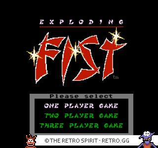 Game screenshot of Exploding Fist