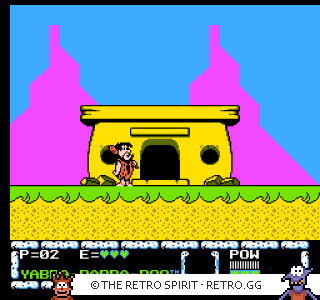 Game screenshot of The Flintstones: The Surprise at Dinosaur Peak!