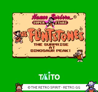 Game screenshot of The Flintstones: The Surprise at Dinosaur Peak!