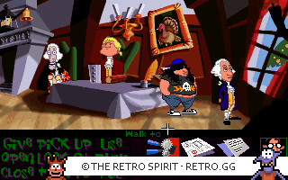 Game screenshot of Day of the Tentacle