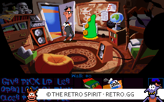 Game screenshot of Day of the Tentacle