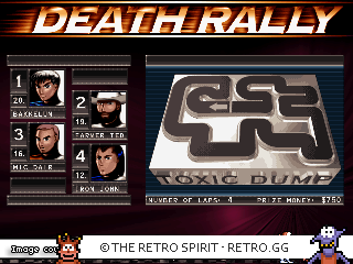 Game screenshot of Death Rally