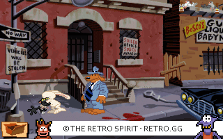 Game screenshot of Sam & Max Hit the Road