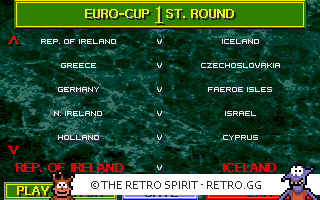 Game screenshot of Sensible Soccer: European Champions